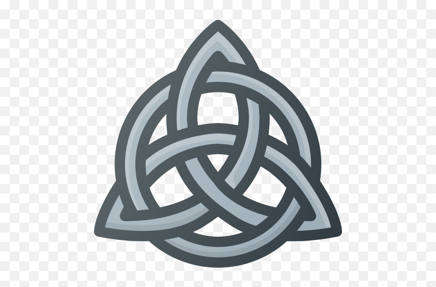 Celtic Knot Trinity Triquetra Icon - Free Download Trinity Celtic Knot Svg Emoji,Celtic Cross Png