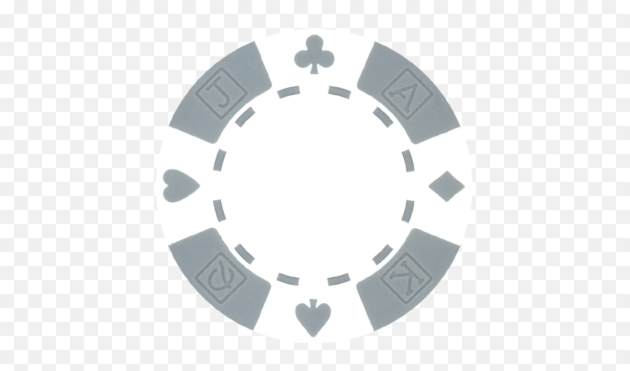 Clay Composite Card Suited Poker Chips - White Poker Chip Png Emoji,Poker Chip Png