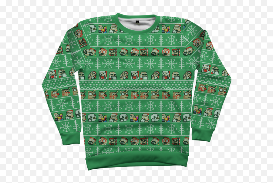 An Emote Ugly Chirstmas Sweater Is Now - Long Sleeve Emoji,Dansgame Png