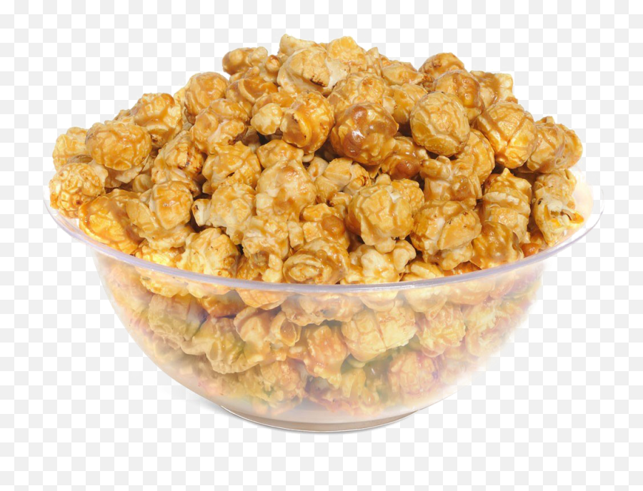 Download Hd Caramel Popcorn Png Image - Popcorn Transparent Popcorn In Bowls Emoji,Popcorn Png