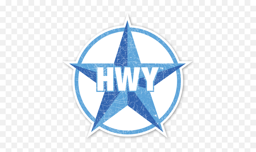Blue Star Highway Sticker - Language Emoji,Blue Star Png