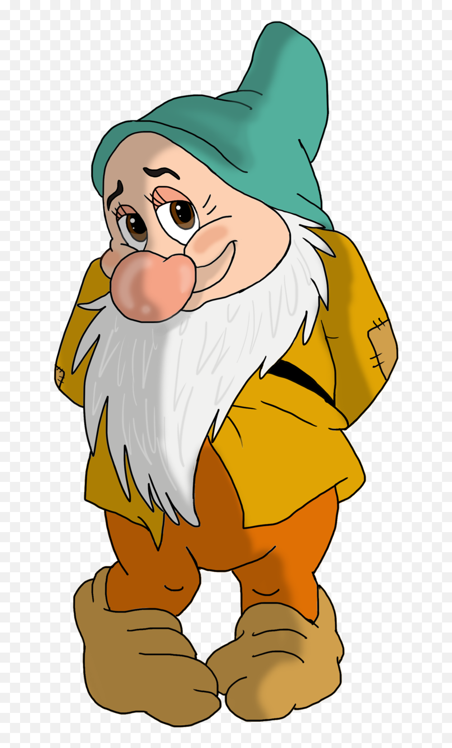 Good Gnome As A Picture For Clipart - Bashful Dwarf Snow White Emoji,Gnome Clipart
