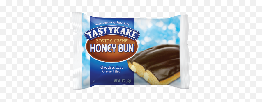 Boston Creme Honey Bun U2014 Tastykake Emoji,Bun Png