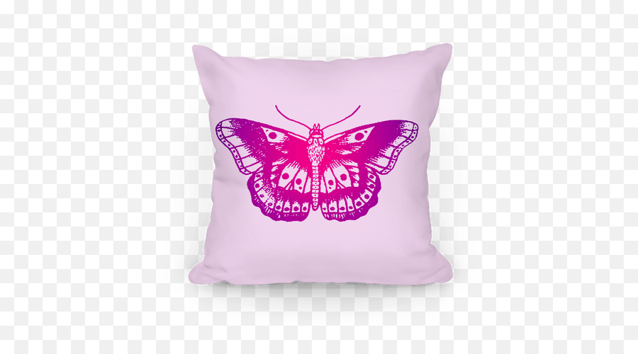 Purple Butterfly Pillows Lookhuman Emoji,Purple Butterfly Png