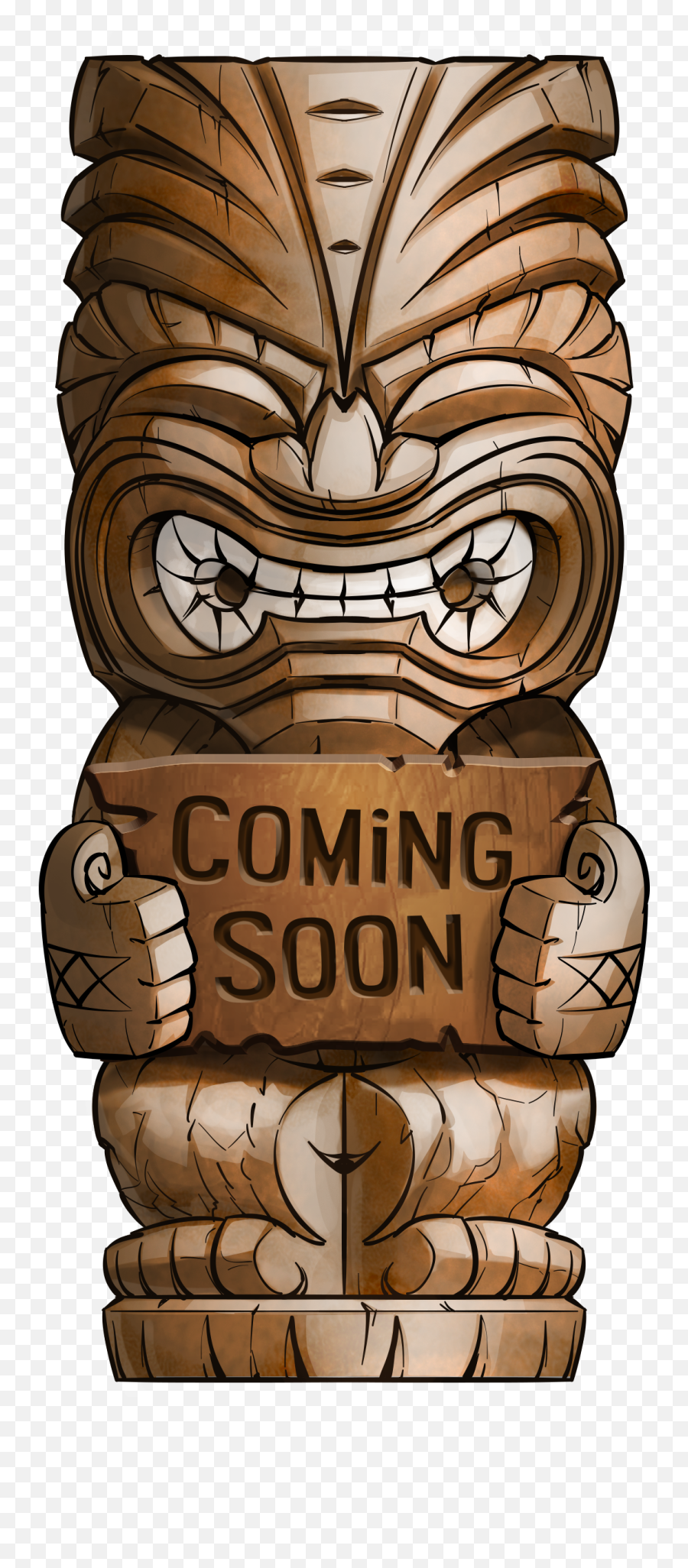 Coming Soon U2013 Geeki Tikis - Tiki Emoji,Coming Soon Png