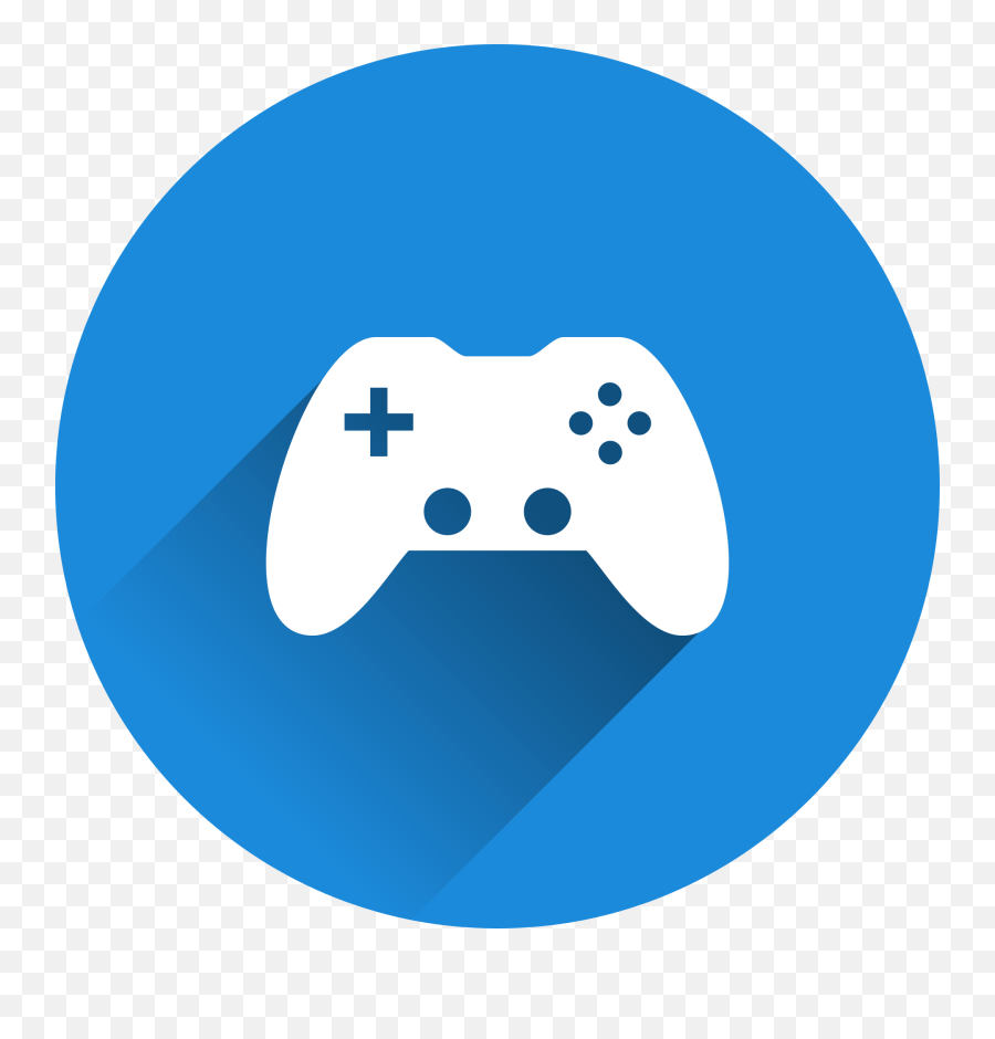 Blue Gaming Controller Logo - Circle Gaming Controller Logo Emoji,Controller Logo