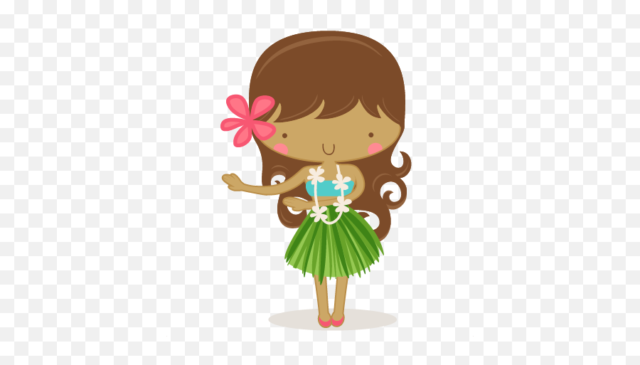 Library Of Hula Girls Png Transparent - Hula Clip Art Emoji,Girls Clipart