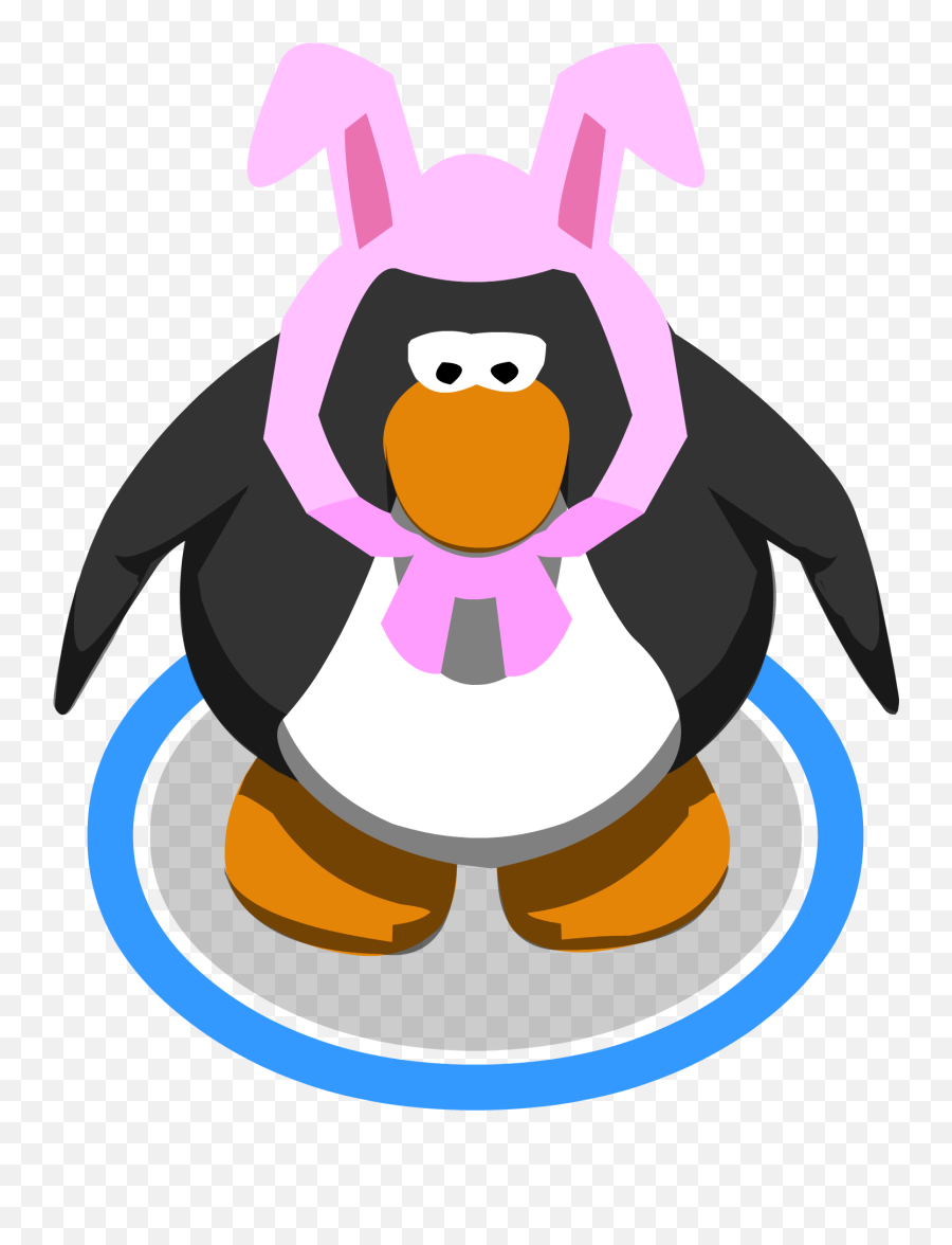 Download Pink Bunny Ears 2 - Club Penguin Vuvuzela Png Image Club Penguin Graduation Cap Emoji,Bunny Ears Clipart
