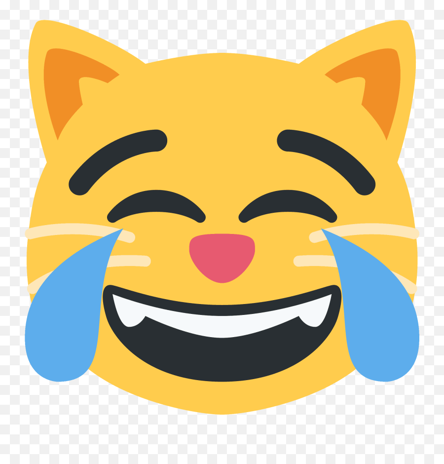 Cat With Tears Of Joy Emoji Clipart Free Download - Peine De Los Vientos,Crying Emoji Transparent