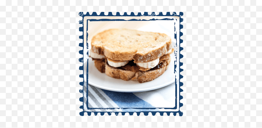 Peanut Butter Bacon Banana Jam Sandwich - Breakfast Sandwich Emoji,Peanut Butter And Jelly Clipart