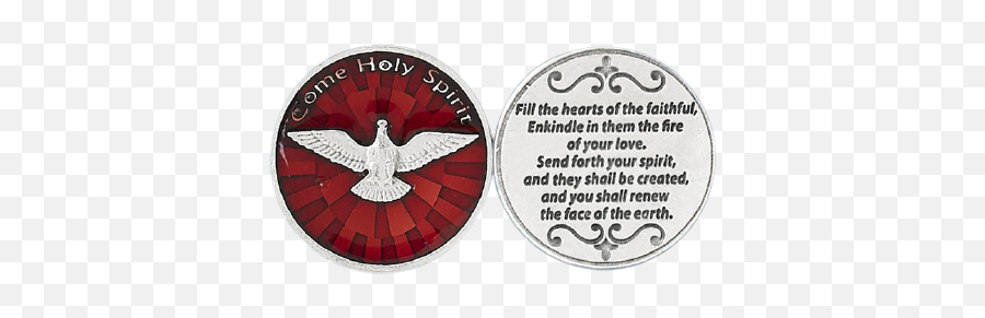 Pocket Token - Red Holy Spirit Prayer Holy Spirit Coins Emoji,Holy Spirit Png