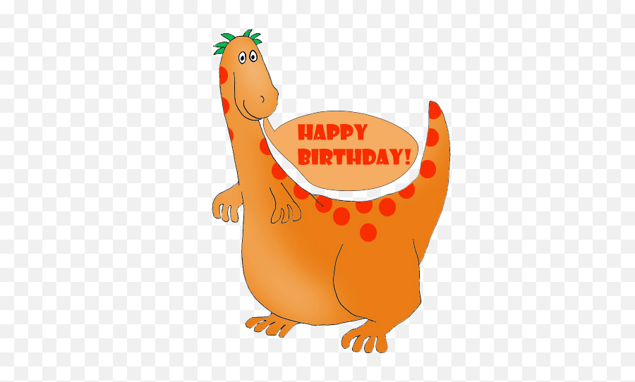 Dinosaur Birthday Greeting - Dinosaur Clipart Images Dinosaur Happy Birthday Free Clipart Emoji,Dinosaur Clipart