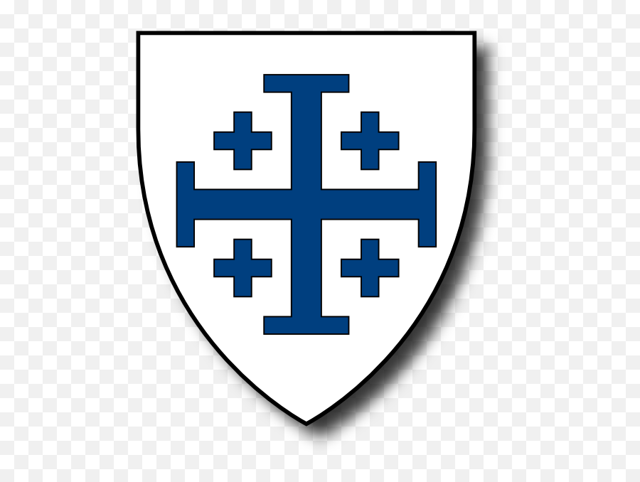 Blue Crusader Cross Clip Art At Clkercom - Vector Clip Art Emoji,Crusader Logo