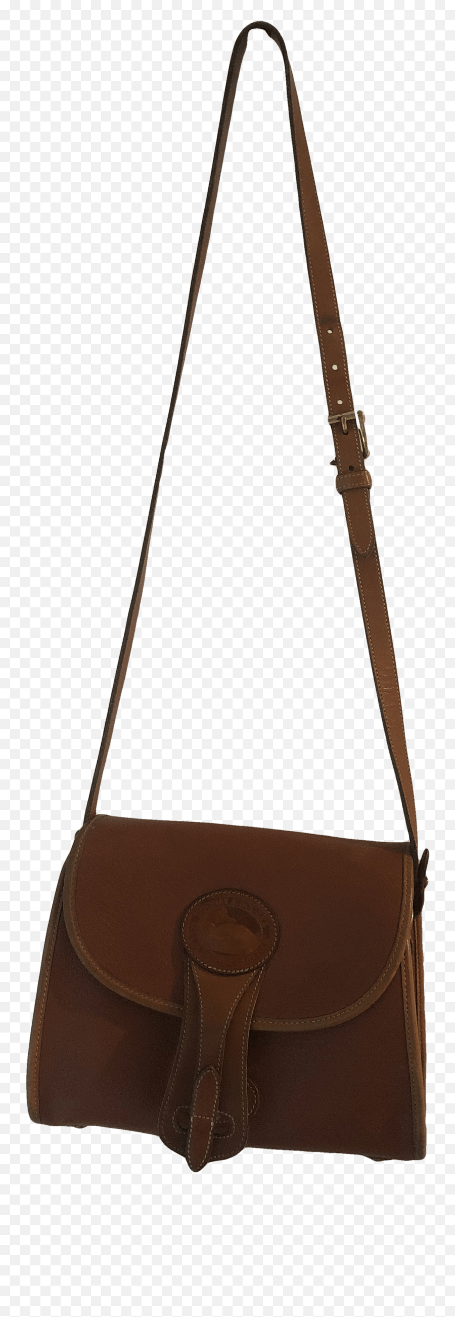Brown Leather Shoulder Bag By Dooney U0026 Bourke Emoji,Dooney And Bourke Logo