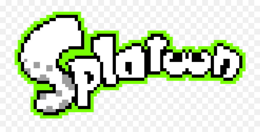 Pixilart - Splatoon Logo Pixel Art Emoji,Splatoon Logo