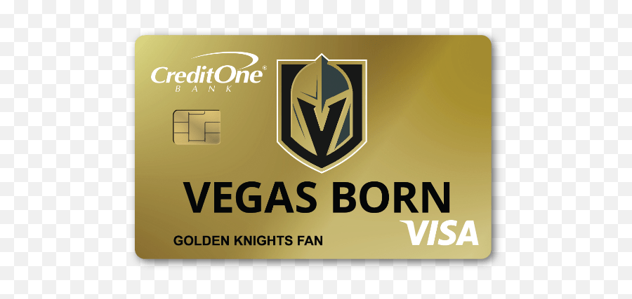 Vegas Golden Knights Credit Card - Credit One Gold Logo Emoji,Golden Knights Logo