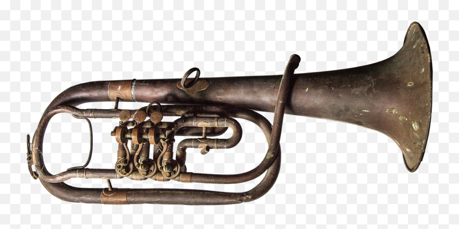 Trumpet Old Brass - Old Trumpet Png Emoji,Trumpet Png