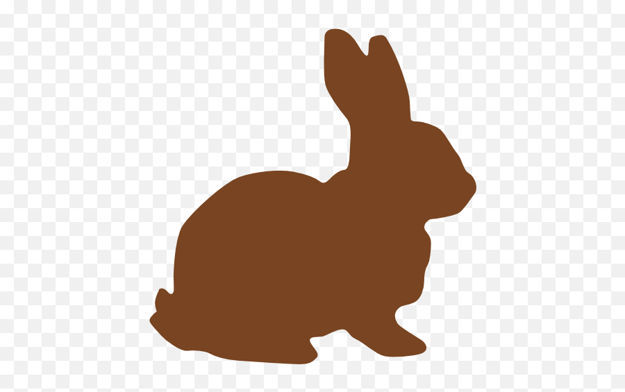 Chocolate Easter Bunny Clipart - Chocolate Bunny Clipart Emoji,Bunny Clipart