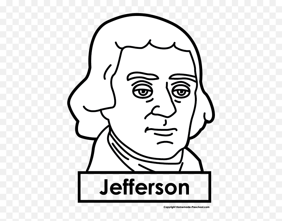 President Clipart - Thomas Jefferson Drawing Emoji,George Washington Clipart
