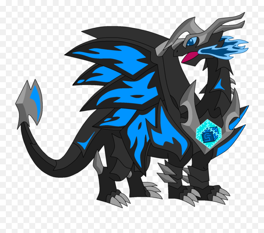 My Overpowered Ender Dragon By - Ender Dragon As A Pokémon Emoji,Ender Dragon Png