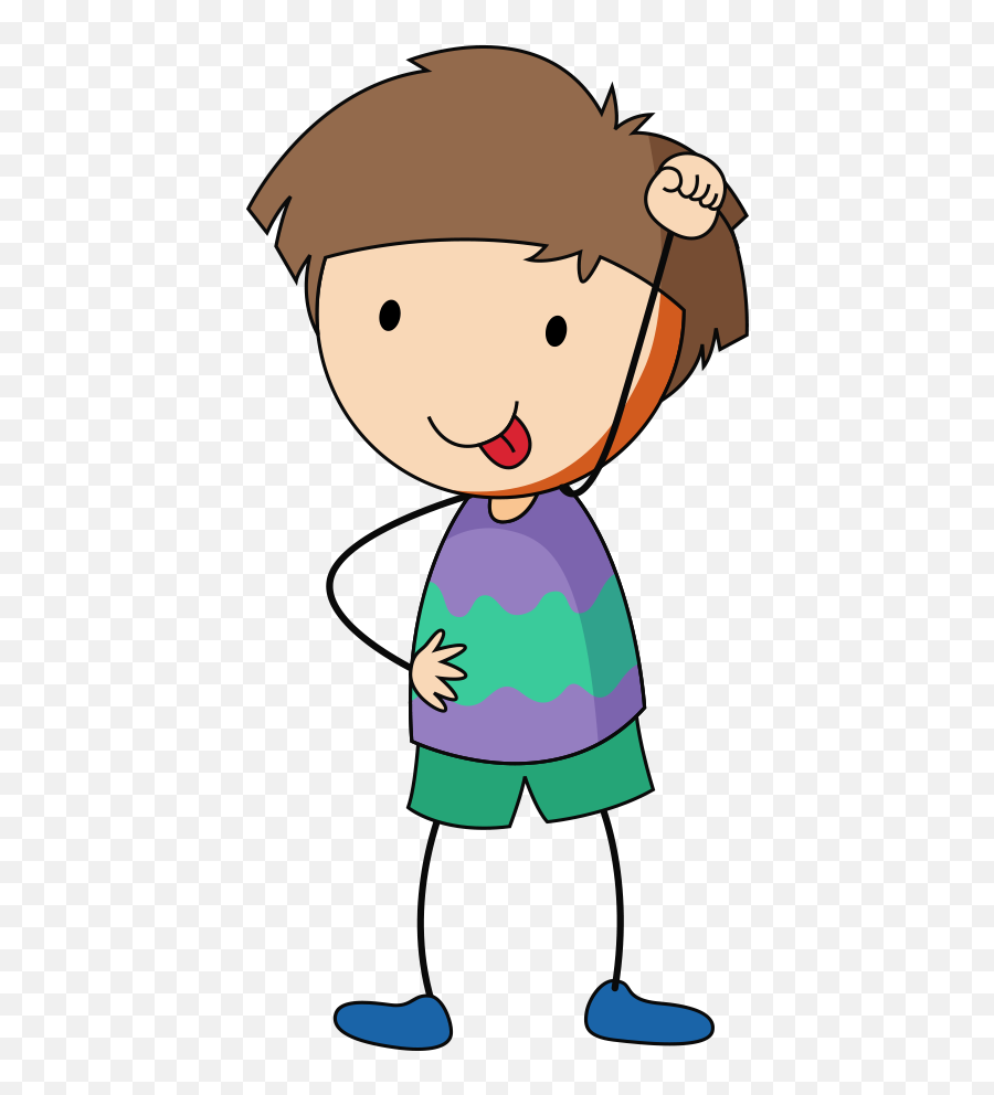 Child Cartoon Boy - Transparent Boy Cartoon Png Emoji,Boy Png