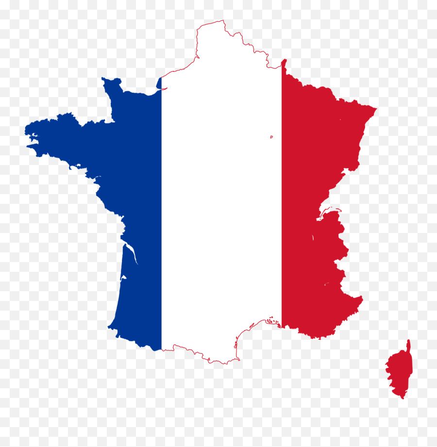 Map Of France French Flag Png - French Culture And Civilisation Emoji,Flag Png