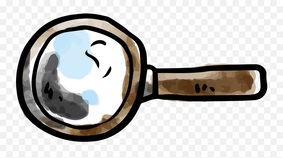 Download Magnifying Glass Drawing - Magnifying Glass Watercolor Clipart Emoji,Lupa Png