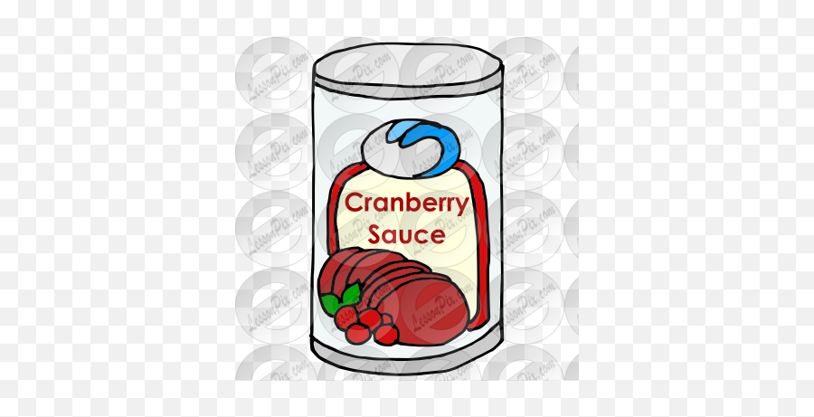 Cranberry Sauce Picture For Classroom Therapy Use - Great Emoji,Sauce Clipart