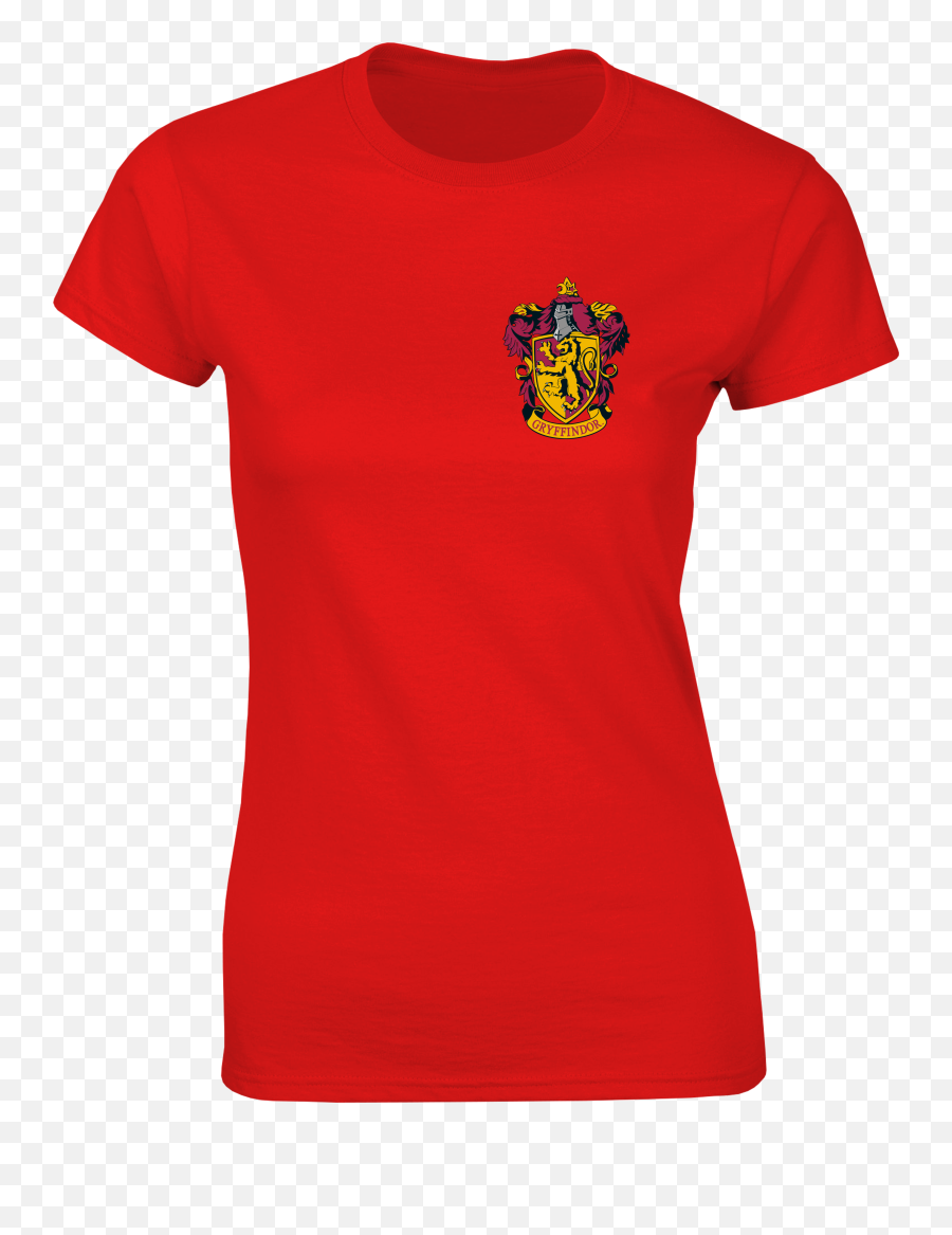 Harry Potter Womenu0027s Fit T - Shirt Gryffindor Crest On Breast Emoji,Hogwarts Crest Transparent