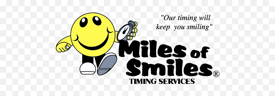 Miles Of Smiles Timing Services Homepage Emoji,Smilie Face Logo