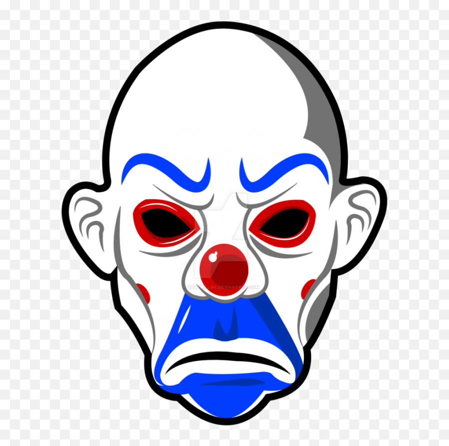 Joker Mask Png Vector Clipart Emoji,Joker Face Png