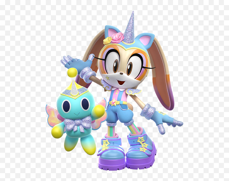Official Render Of Unicorn Cream U0026 Cheese For Sonic Forces Emoji,Unicorn Eyes Clipart