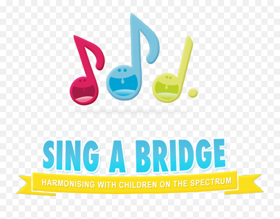 Logo Design For Sing - Abridge Tagline Harmonising With Emoji,Singing Logo