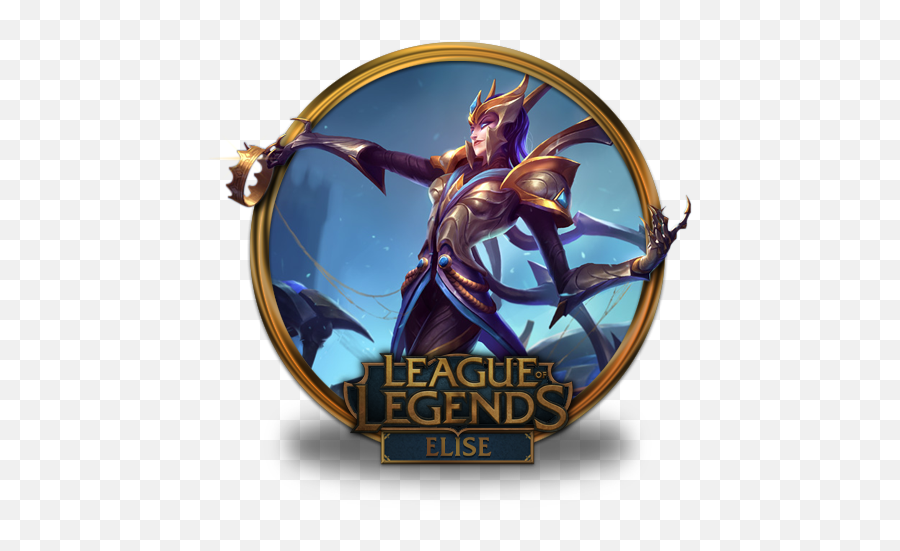 Elise Victorious Free Icon Of League Of Legends Gold Border Emoji,Victorious Logo