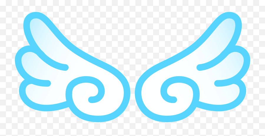 Angel Wings - Language Emoji,Angel Wings Clipart