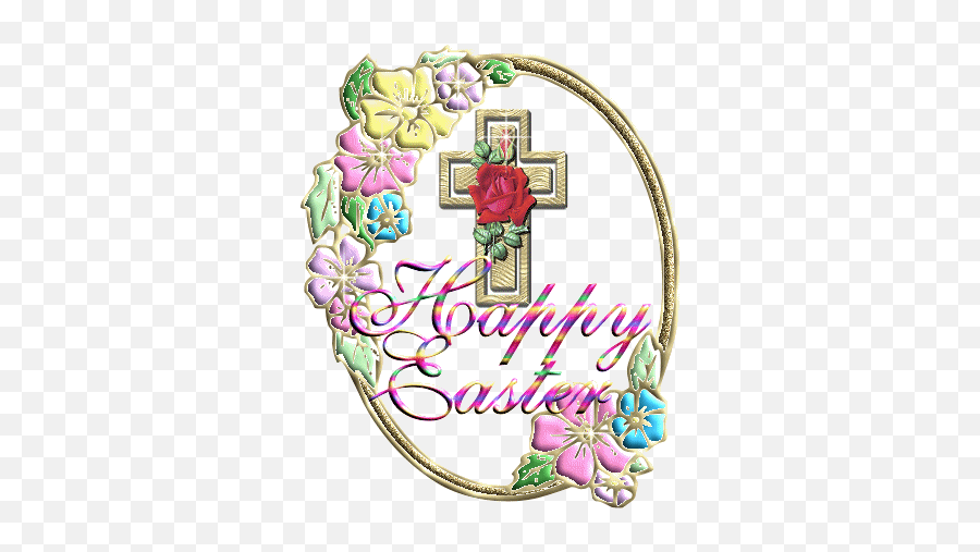 Religious Easter Graphics - Clipart Best Floral Emoji,Religious Easter Clipart