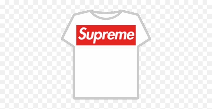 Supreme Logo - Supreme Transparent Roblox T Shirt Emoji,Supreme Logo
