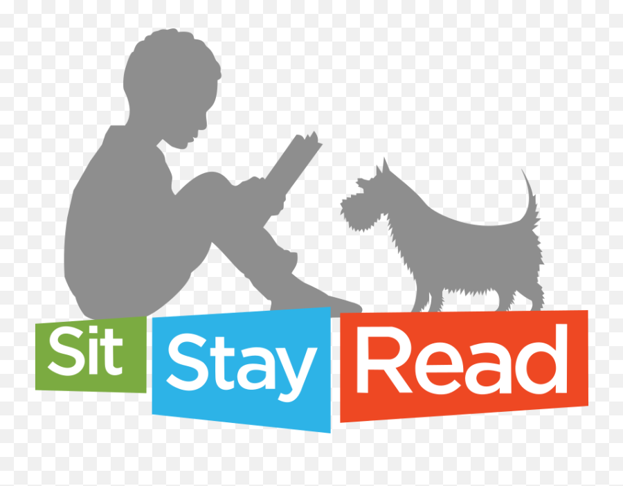Pet Clipart Pet Therapy - Sit Stay Read Transparent Sit Stay Read Emoji,Pet Clipart