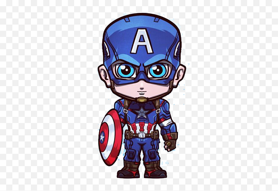 Download America Deadpool Of Spider - Man Version Iron Captain Dibujo Capitan America Caricatura Emoji,Captain America Clipart