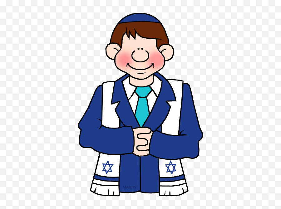 Hanukkah Clip Art By Phillip Martin Jewish Boy - Jewish Clipart Emoji,Hanukkah Clipart