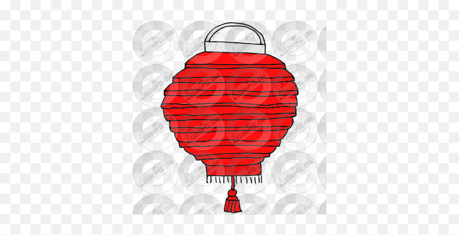 Paper Lantern Picture For Classroom Therapy Use - Great Art Emoji,Lantern Clipart