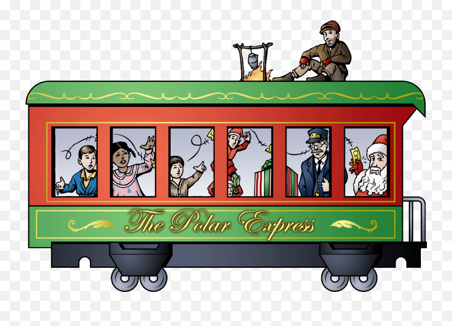 Polar Express Train Animation - Polar Express Christmas Train Clipart Emoji,Polar Express Clipart