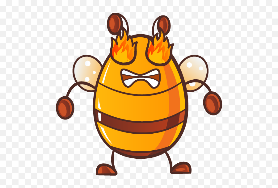 Cute Honey Bee - Bee Goodbye Clipart Full Size Clipart Cute Bee Bee Party Cartoon Emoji,Goodbye Clipart