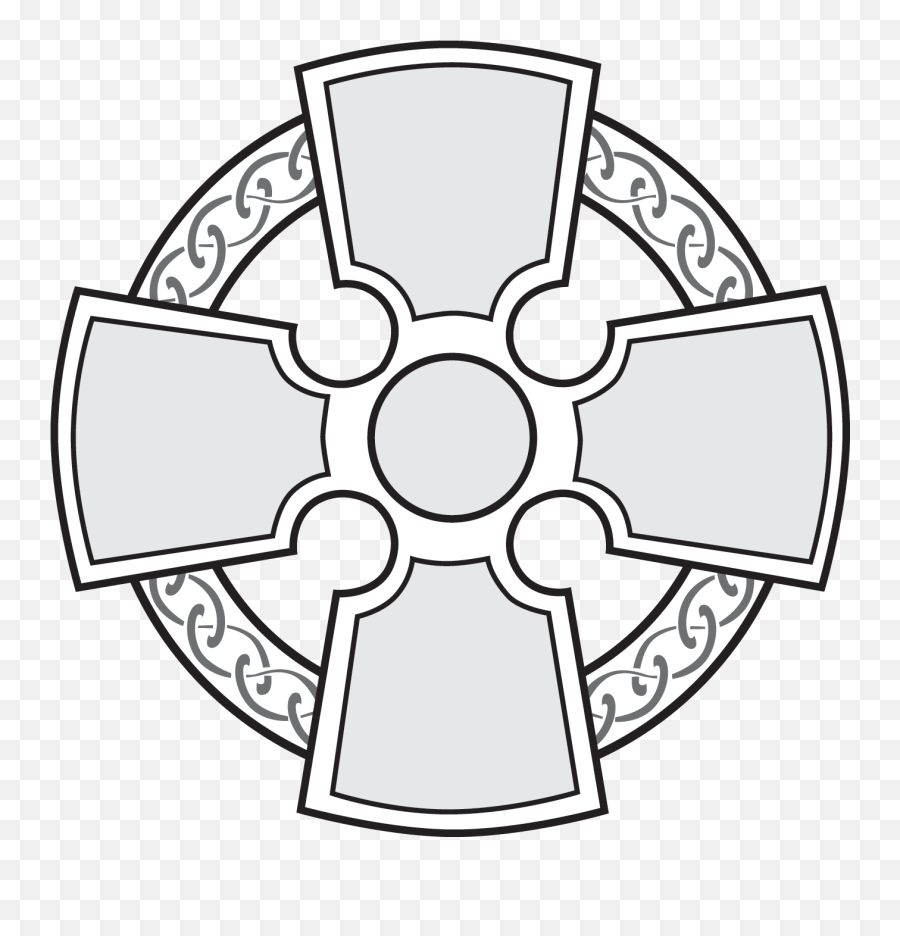 Black Cross Png - Ciw Black Cross Celtic Cross Vector Free Church In Wales Logo Emoji,Celtic Cross Png