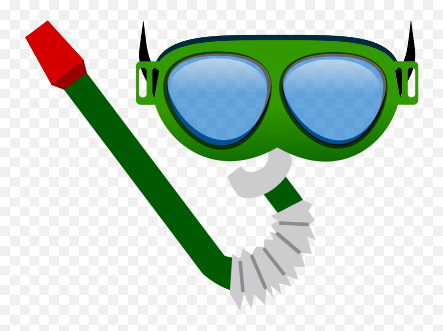 Scuba Diving Goggles Clip Art Clipart - Clipart Scuba Mask Png Emoji,Goggles Clipart