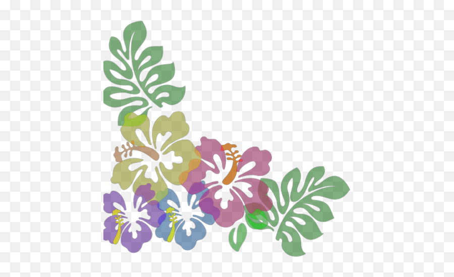 Hibiscus Flower Png Svg Clip Art For Web - Download Clip Flores Emoji,Hibiscus Flower Clipart