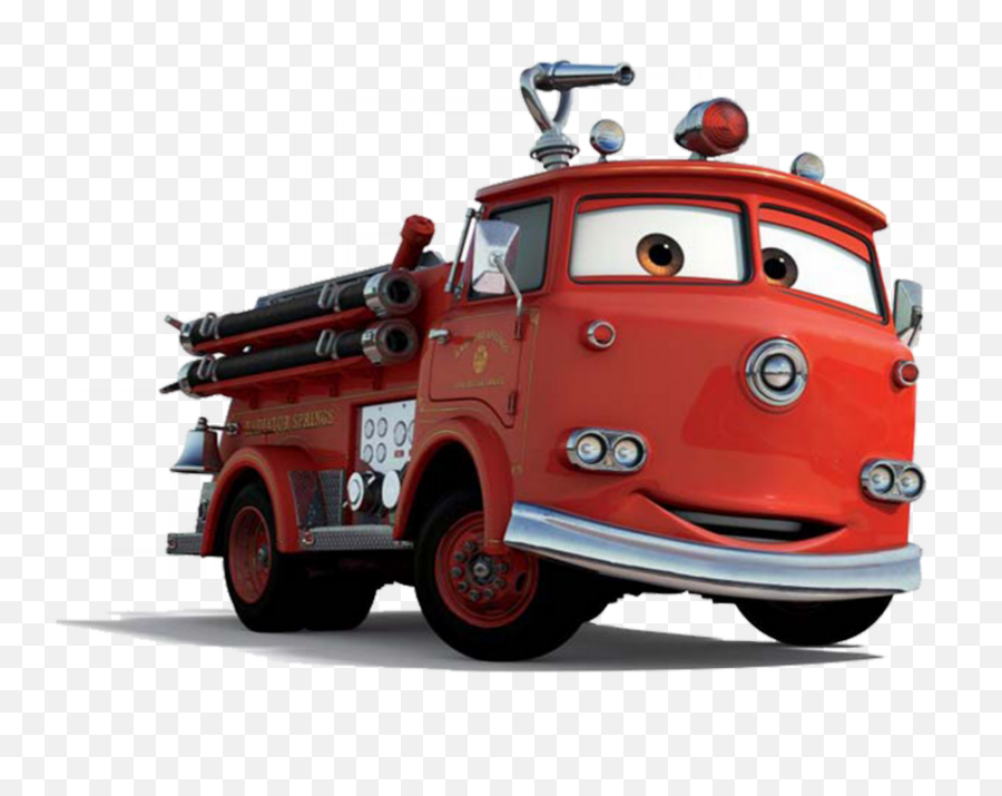 Download Cars Company Firefighter Mcqueen Lightning Walt - Cars Fire Truck Png Emoji,Fire Fighter Clipart