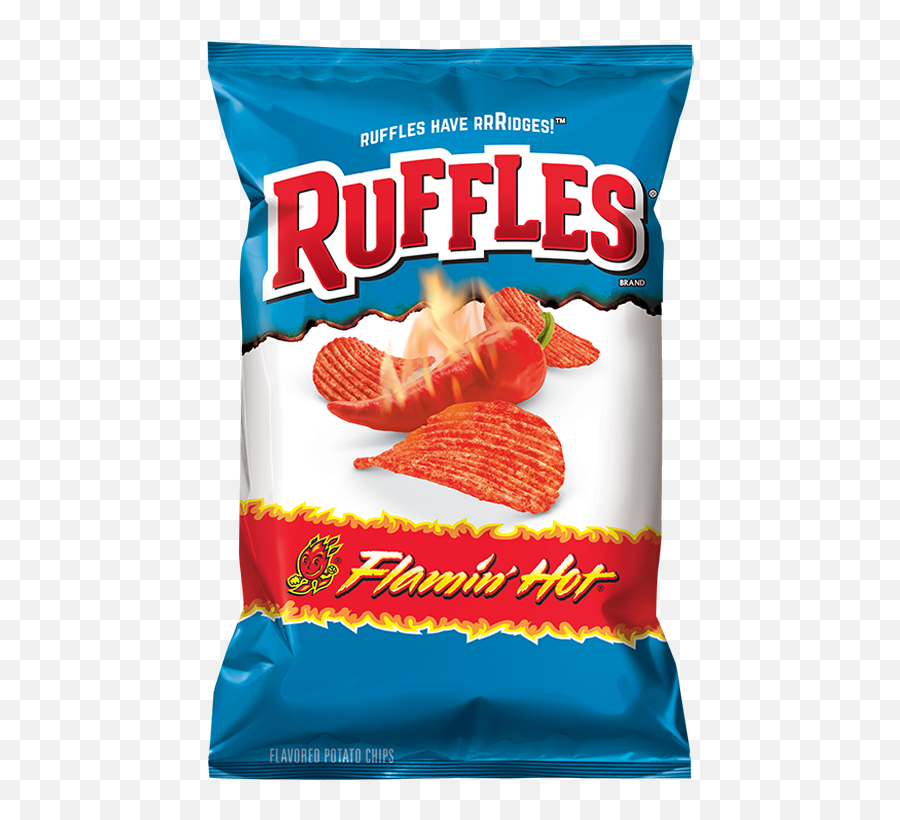 Ruffles Flamin Hot Flavored Potato - Hot Ruffles Chips Emoji,Hot Cheetos Png