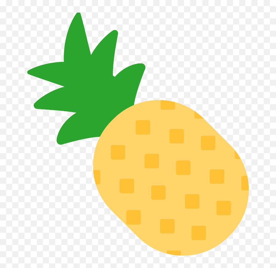 Pineapple Emoji Clipart,Cute Pineapple Clipart