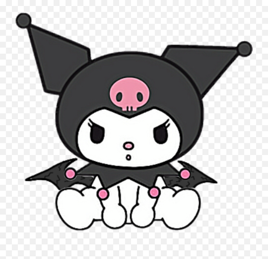 Kuromi Goth Gothic Kitty Sticker By Flor Emoji,Goth Clipart
